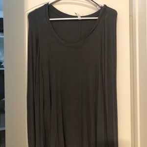 Grey Free People Tunic